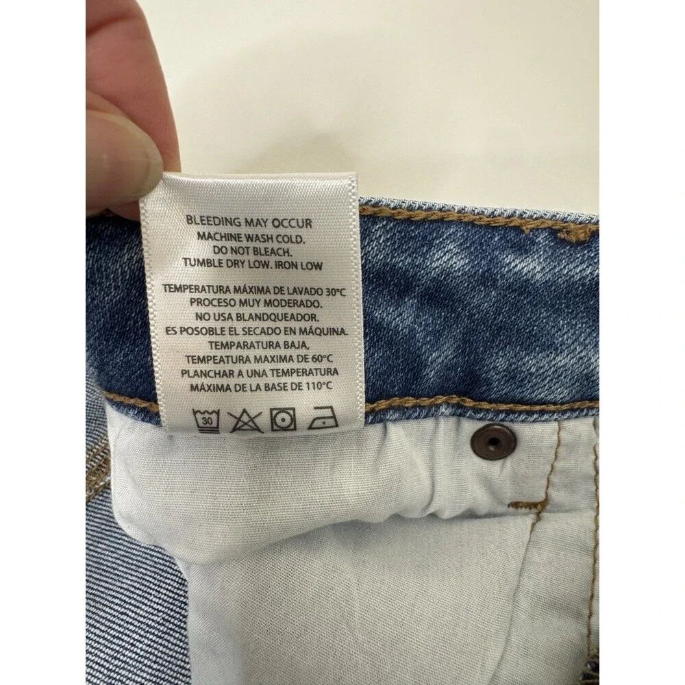 Hidden Tracey High Rise Straight Cropped Jeans Womens 30 Raw Hem NWT Buckle - Picture 13 of 13